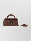 Zanellato Textured Shoulder Bag Detachable Strap In Brown