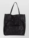 Zanellato Textured Tote Bag Featuring Studded Accents In Black