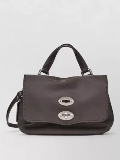 Zanellato Baby Postina Twist-lock-fastening Tote Bag In Brown