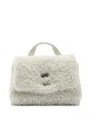 Zanellato Top-handle Faux-fur Tote Bag In White