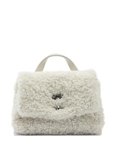 Zanellato Top-handle Faux-fur Tote Bag In White