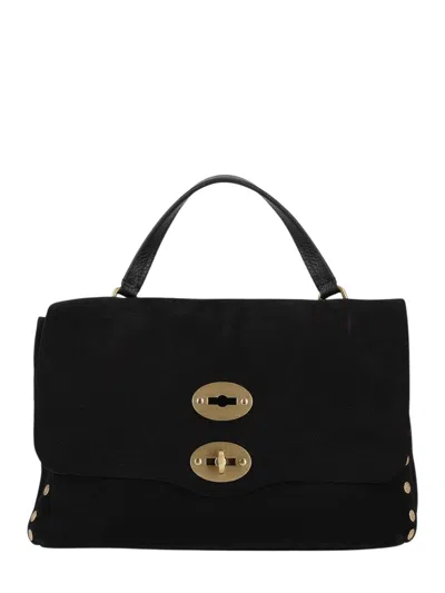 Zanellato Top Handle Satchel Bag In Black