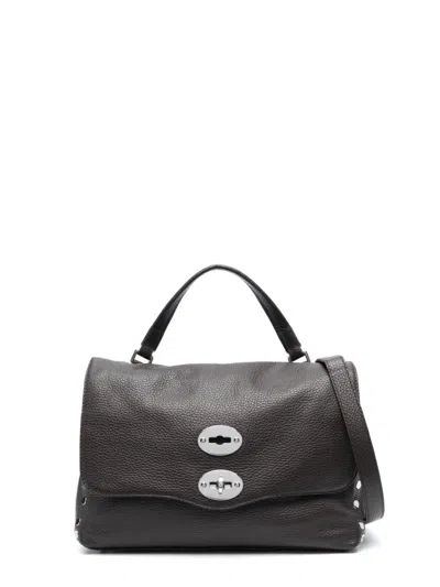 Zanellato Top Handle Satchel Bag In Brown