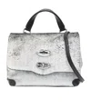 Zanellato Top Handle Shoulder Bag In Silver