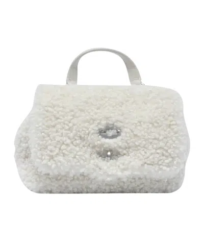 Zanellato Top Handle Shoulder Bag In White