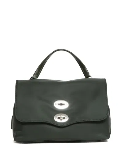 Zanellato Black Postina Rimboccata Tokyo S Swivel Buckle Nylon Shoulder Bag
