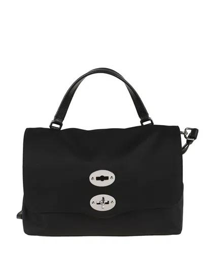 Zanellato Tote Bag In Black With Detachable Shoulder Strap
