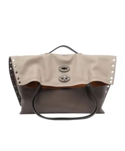 Zanellato Turn Lock Handbag In Nude | ModeSens