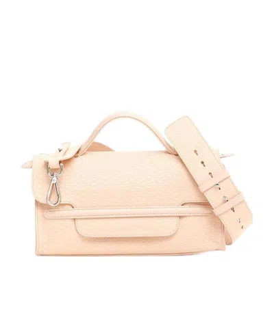 Zanellato Wave Shoulder Bag In Nude
