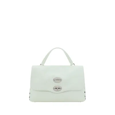 Zanellato White Calf Leather Bos Taurus Shoulder Bag