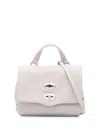 Zanellato Tumbled Leather Small Postina Daily In White
