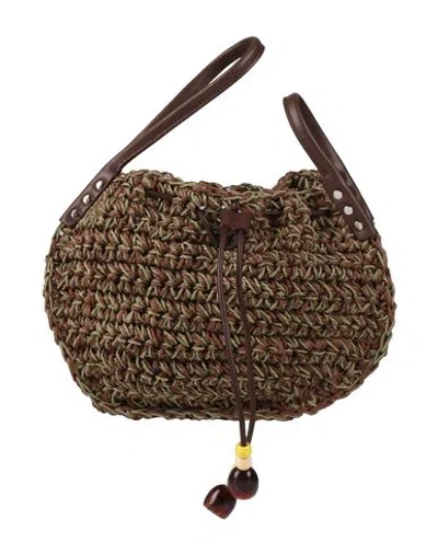 Zanellato Woman Handbag Brown Size - Natural Raffia