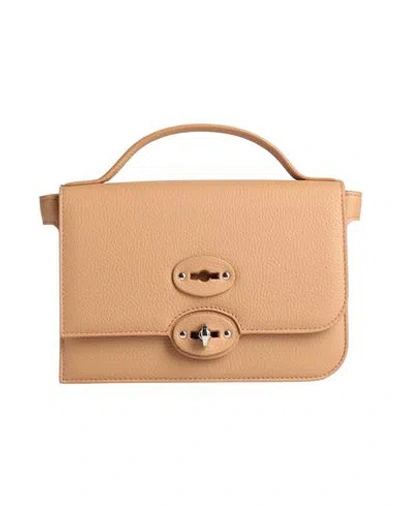 Zanellato Woman Handbag Camel Size - Leather In Beige