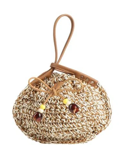 Zanellato Woman Handbag Camel Size - Natural Raffia In Beige