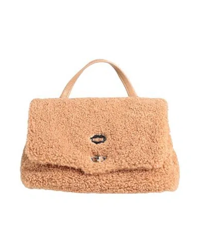 Zanellato Woman Handbag Camel Size - Textile Fibers, Leather