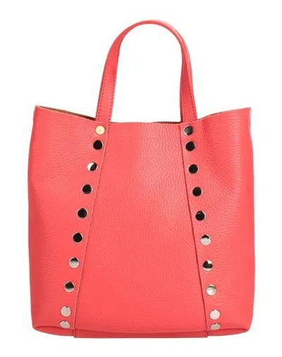 Zanellato Woman Handbag Coral Size - Leather In Red
