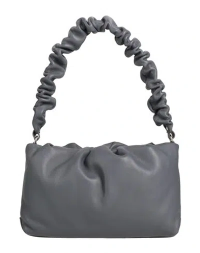 Zanellato Woman Handbag Slate Blue Size - Leather In Blue
