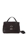 Zanellato Dark Brown Postina Satchel In Brown