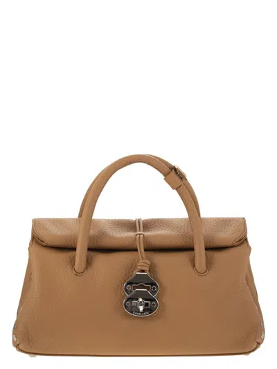 Zanellato Women's Dotta - Grained Leather Bag S In Cognac