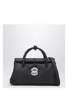 Zanellato Structured Leather Handbag With Dual Handles In Black