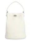 Zanellato Monda S Leather Bucket Bag In White