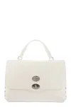 Zanellato Postina Daily Shoulder Bag With Removable Strap In White