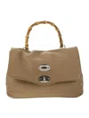 Zanellato Postina - Daily S Bag With Bamboo Handle In Leather