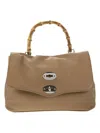 Zanellato Postina - Daily S Bag With Bamboo Handle In Leather