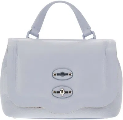 Zanellato Women's Postina Piuma Pillow Small Bag In Light Blue
