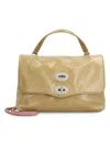 Zanellato Postina S Leather Handbag In Green