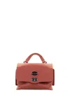 Zanellato Postina Saeta S Leather Handbag With Shoulder Strap