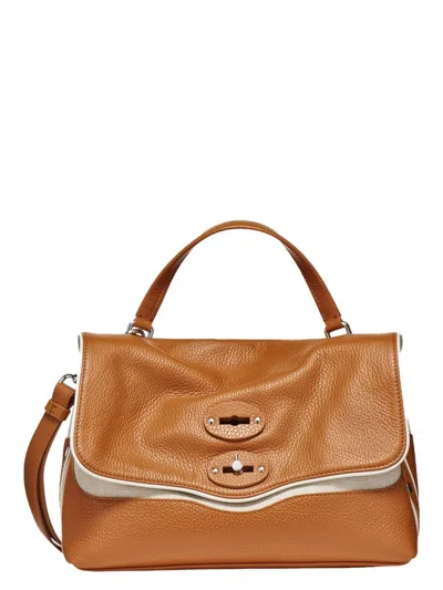 Zanellato Women's  Racquet Club Leather Messenger Bag With Shoulder Strap