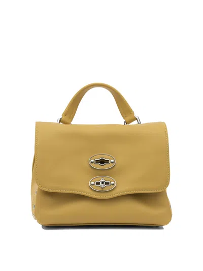 Zanellato Yellow Leather Handbag In Neutral
