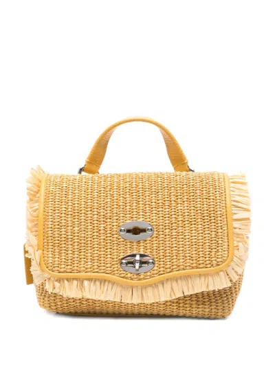 Zanellato Yellow Postina Mini Satchel In Gold