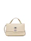 Zanellato Postina Daily Beige Alcalino Baby Handbag In Neutral