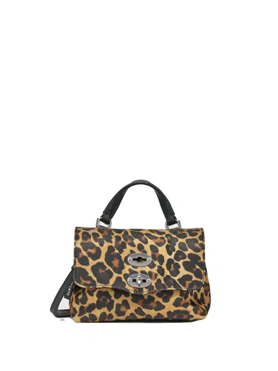 Zanellato Tokyo Baby Animalier Leather Tucked Postman Bag