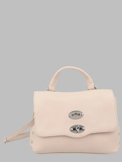 Zanellato -style Leather Mini Handbag In Neutral