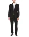 Zanetti 2pc Suit In Black