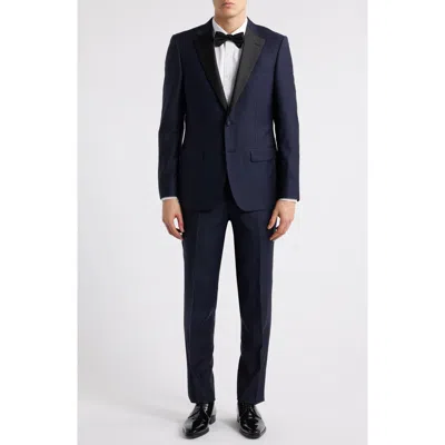 Zanetti Matteo Slim Fit Navy Wool Tuxedo