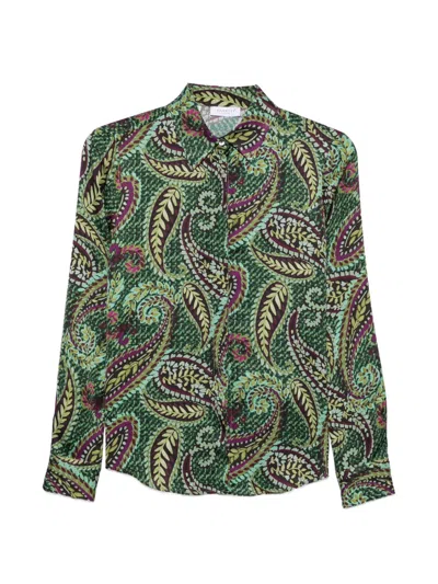 Zanetti Patch-pocket Wide-leg Shirt In Multi