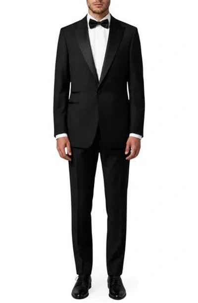 Zanetti Romero Wool Tuxedo In Blue