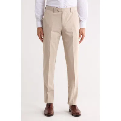 Zanetti Trim Fit Pants In Brown