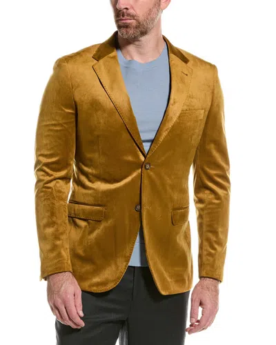 Zanetti Velvet Jacket In Brown