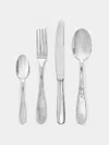 Zanetto Acqua Silver-plated Dinner Cutlery (set Of 4)