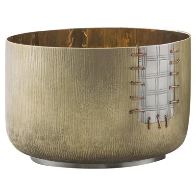 Pre-owned Zanetto Aichi Bowl In Gold