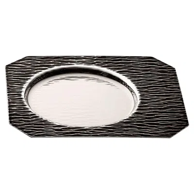 Pre-owned Zanetto Set Of 2 Iside Bronze Coasters In Gold