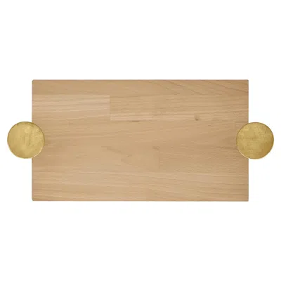 Pre-owned Zanetto Velvet 1 Small Cutting Board In Sand