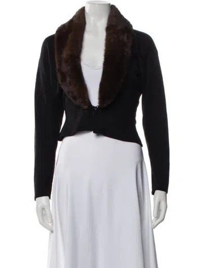 Pre-owned Zang Toi Cashmere Sweater In Black