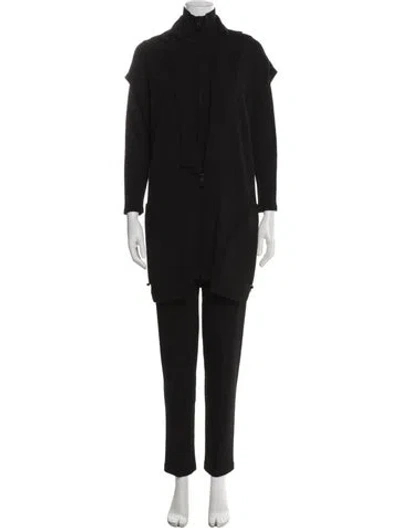 Pre-owned Zang Toi Pant Set In Black