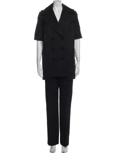 Pre-owned Zang Toi Pant Set In Black